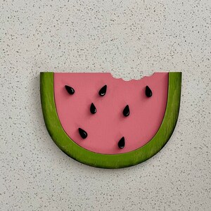 Watermelon Interchangeable | Interchangeable Attachment | interchangeable Sign | Painted Wood Cutout | Welcome Sign | Interchangeable