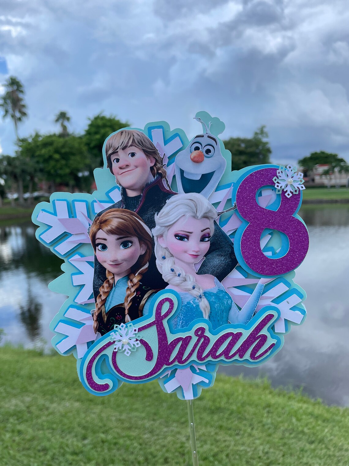 Frozen Cake Topper Frozen Cake topper Frozen birthday Etsy