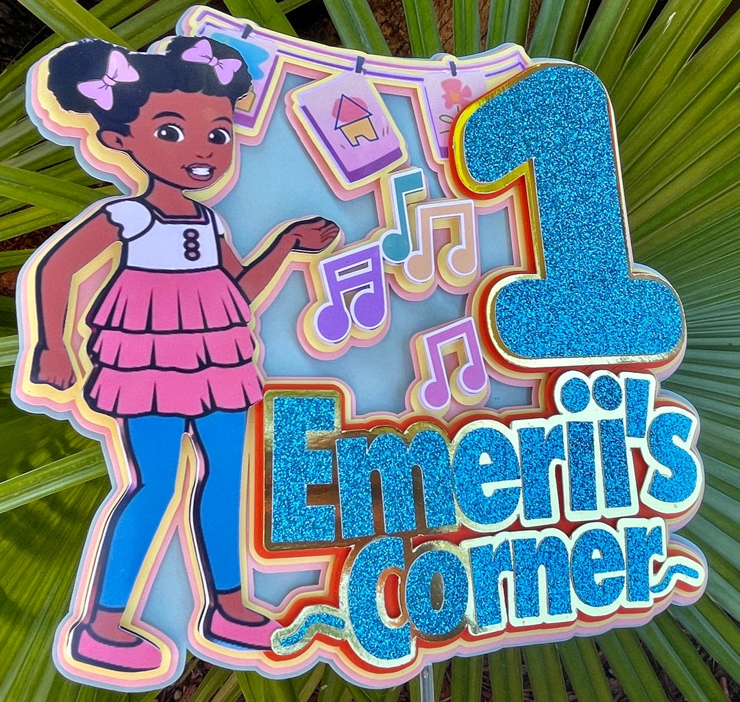 Gracie's Corner Cake Topper Gracie's Corner 3D Etsy