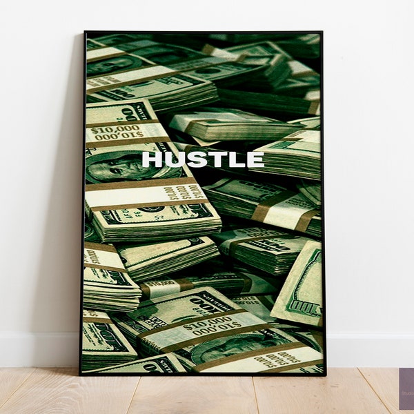 Hustle Wall Art Etsy
