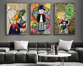 Graffiti Artwork Prints Home Wall Art Decor Abstract Picture Poster A3 A4 A5