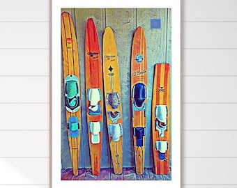 ANTIEKE WATERSKIS (A) (digitale download)