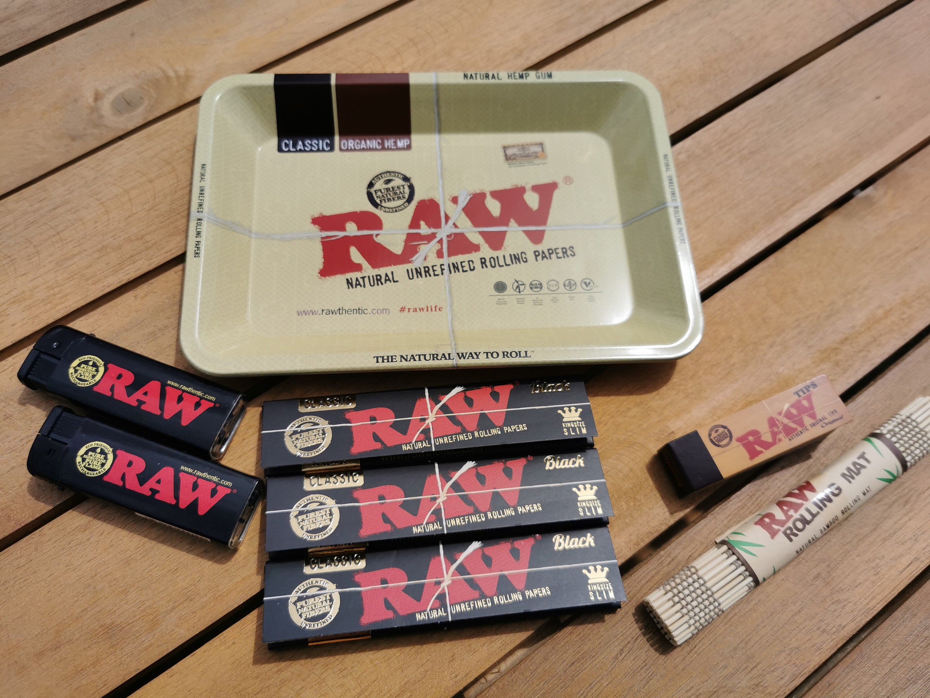 Raw Rolling Tray Set