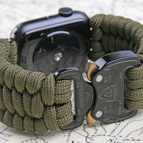 Paracord Watch Band for Apple Watch Series 1 2 3 4 5 6 Etsy
