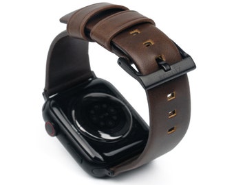 KORDIZ Modern Leather Apple Watch Band: Full Grain ECCO Leather