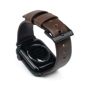 KORDIZ Modern Leather Apple Watch Band: Full Grain ECCO Leather