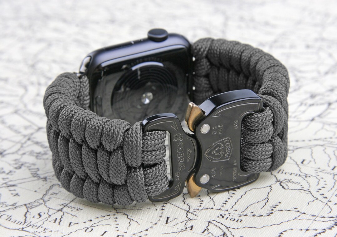 Paracord Apple Watch Band 49 Mm 45mm 44mm 42mm Cord Apple Watch Strap Ultra 8 7 SE 6 5 4 3 2 1