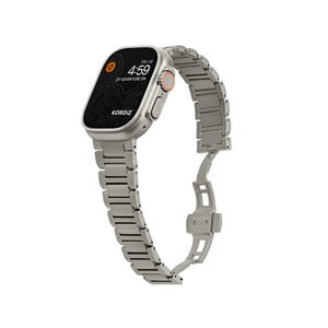 Titanium Watch Band TX Pro (Max) | Made for Apple Watch Ultra & Ultra 2 (49mm) | Batterfly Clasp | DLC Scratch Resistant | Grade 2 Titanium