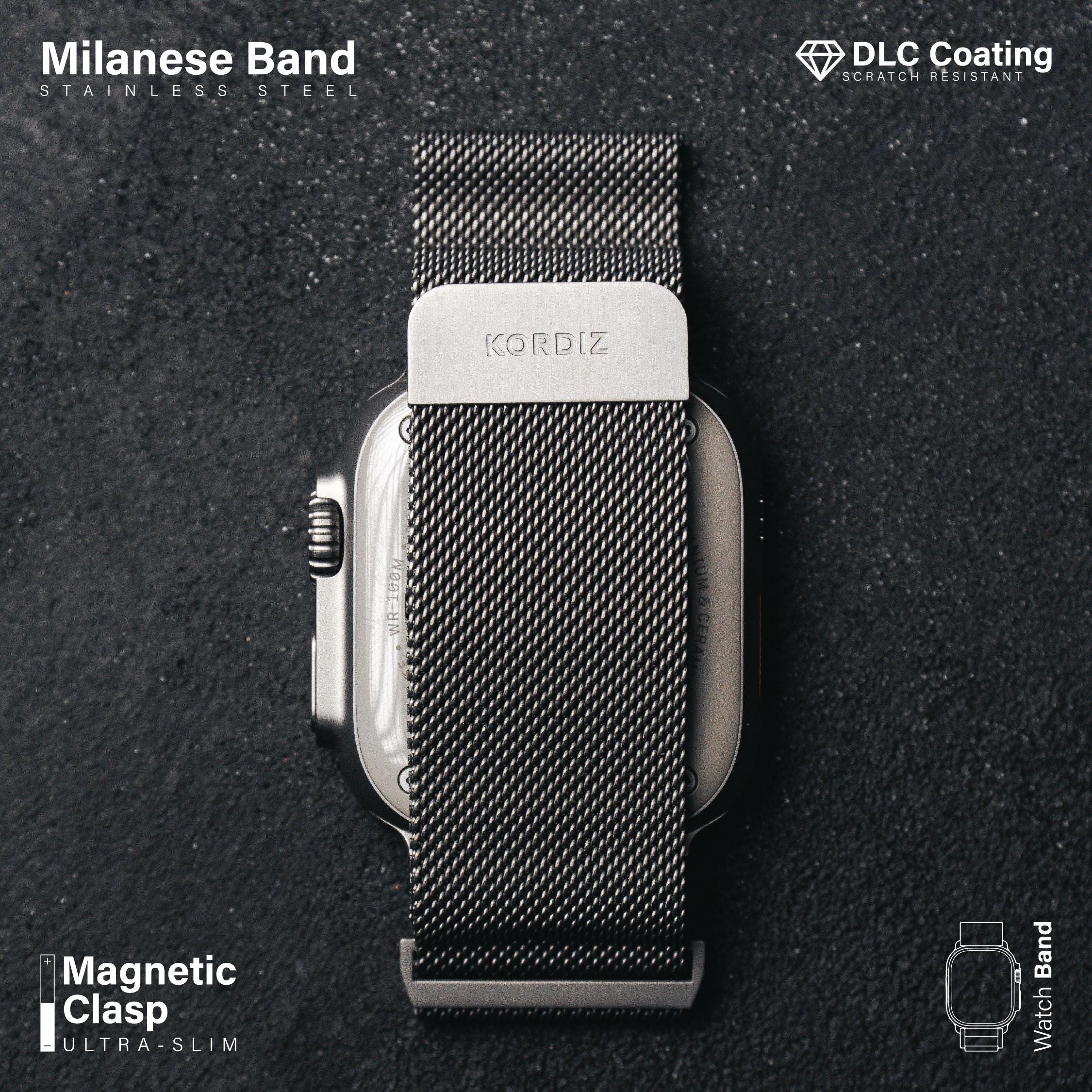 Koelaa 20mm Cinturino Metallo, Nuovo Inossidabile Acciaio Metallo Magnetico Bracciale Cinturino di Ricambio, Maglia Bracciale Sgancio Rapido Regolabili Cinturini Per Uomo Donna - Blu
