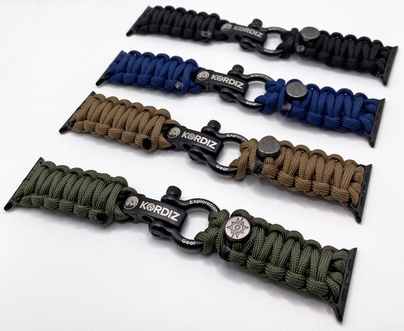 Paracord Apple Watch Band 49mm 45mm 44mm 42mm Cord Apple Etsy