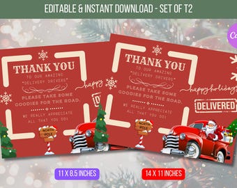 Cartello snack per fattorini MODIFICABILE, cartello per fattorini, cartello di ringraziamento per fattorini, regalo per fattorini, download immediato