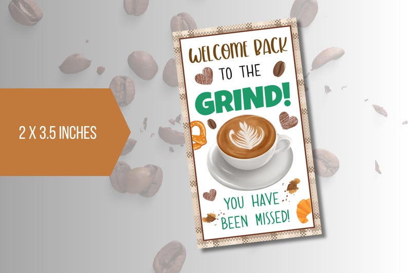 EDITABLE Welcome Back to the Grind Coffee Sign, New School Year ...