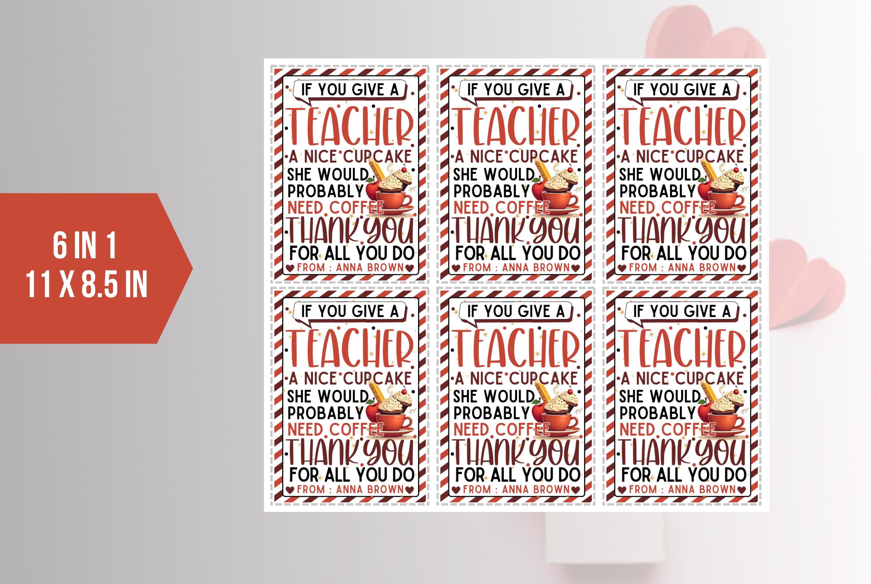 EDITABLE You Are A Lifesaver Teacher Gift Tag, Teacher Staff Candy ...