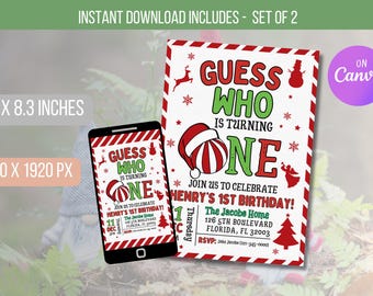 EDITABLE Grinchy birthday Invitation | Merry Grinchy invitation | Grinchy Invitation, Template Editable-Printable | Invite Instant Download