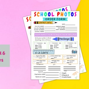 School Photos Flyer, Business Photography Studio, Kids Printable Back ...