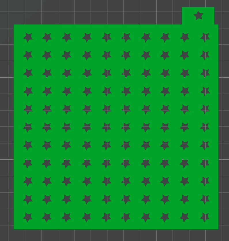 Star Sprinkle Stencil Set | 3D Printed, Decorating Stencils | Digital ...