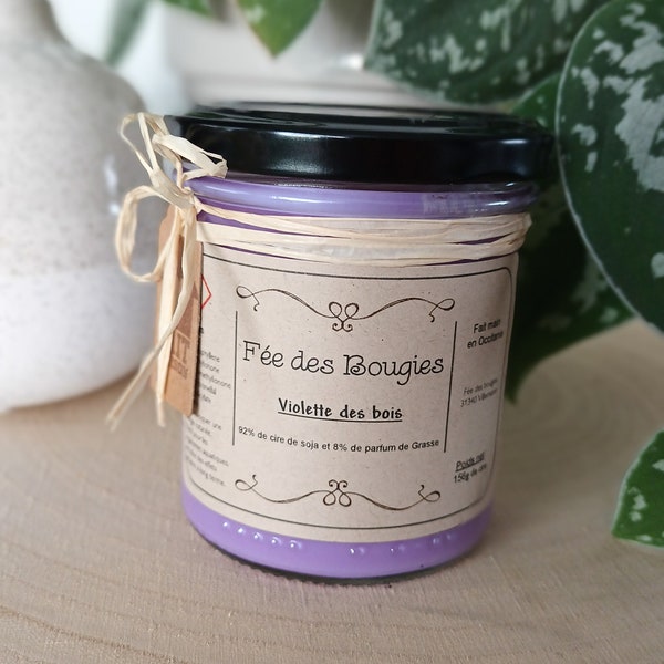 Bougie parfumée : Violettes des bois