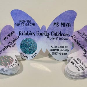 Custom Business Scratch Off Cards: Salon & Party (2x2.5)