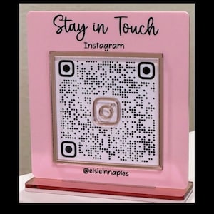 Large QR Code Business Sign: Social Media & Payment
