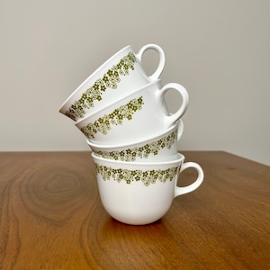 Corelle Spring Blossom Teacups - Set of 4