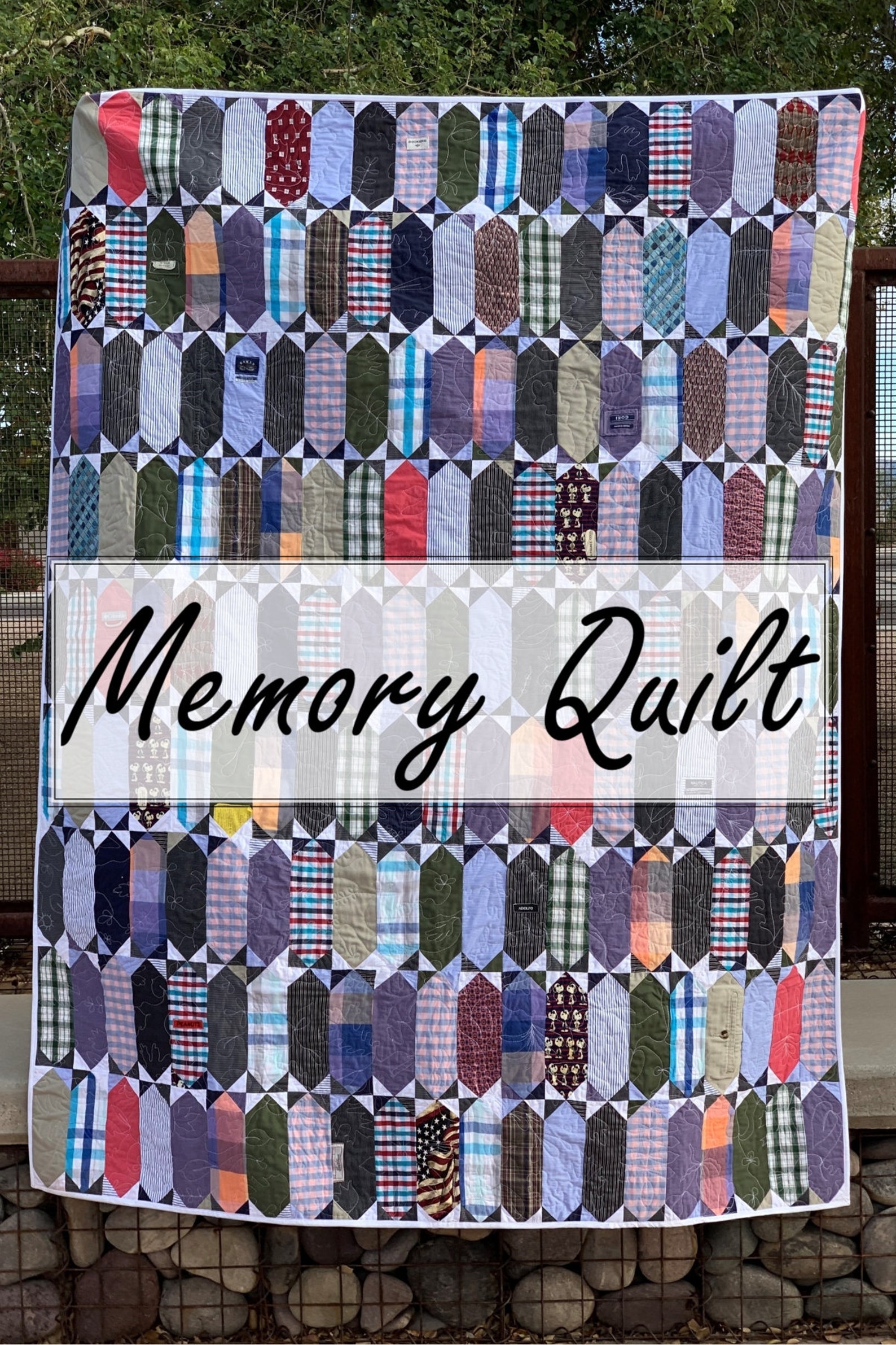 Memory Quilt Bereavement Keepsake Quilt from Loved Etsy