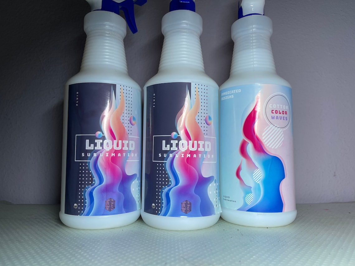Liquid Sublimation Spray Cotton Sublimation Spray Etsy