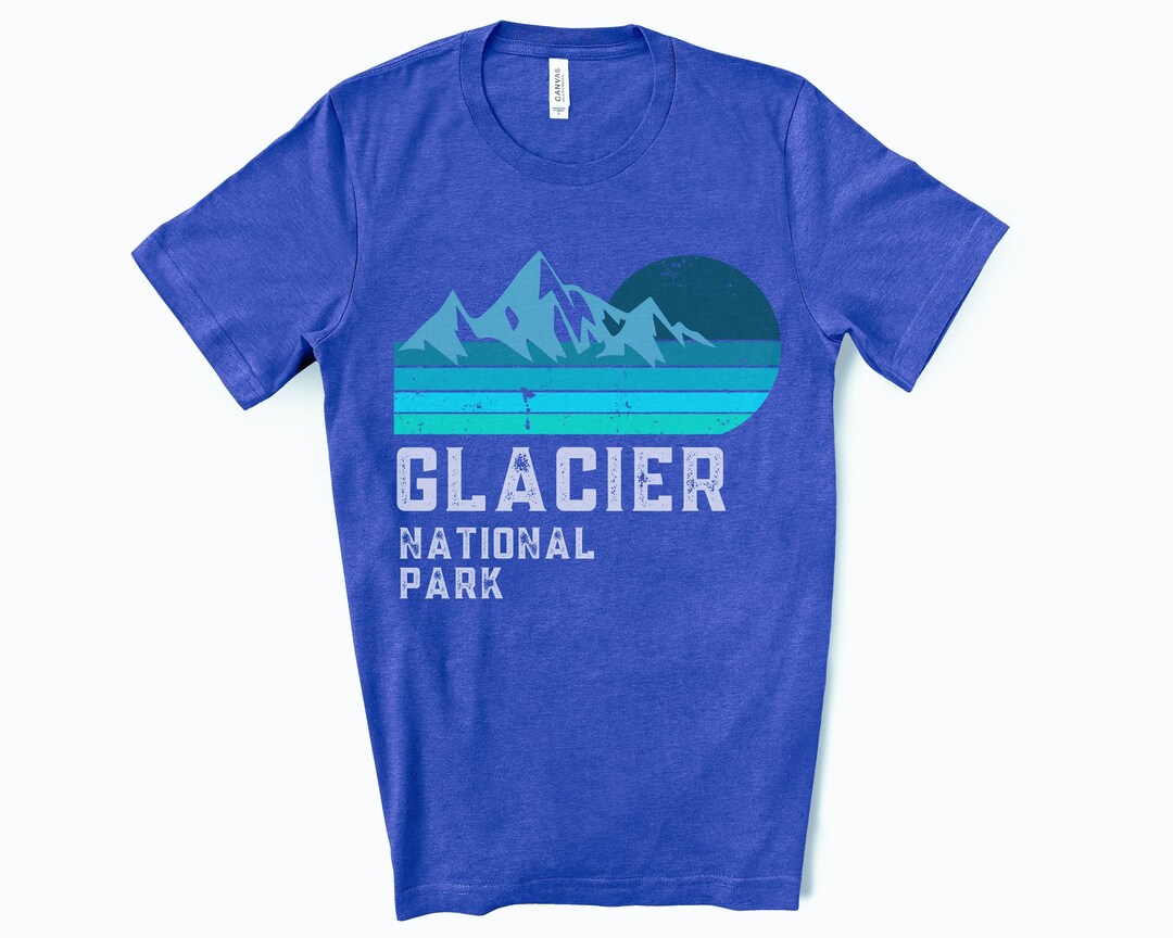 Glacier National Park Shirt Vintage Shirt Retro Shirt Camp Etsy