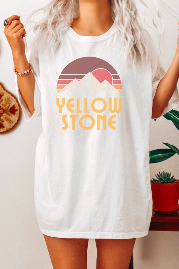 Yellowstone Park T-shirt, Yellowstone T-shirt, Retro Yellowstone, Yellowstone National Park Shirt, Retro Shirt, Vintage Shirt, Camping Shirt