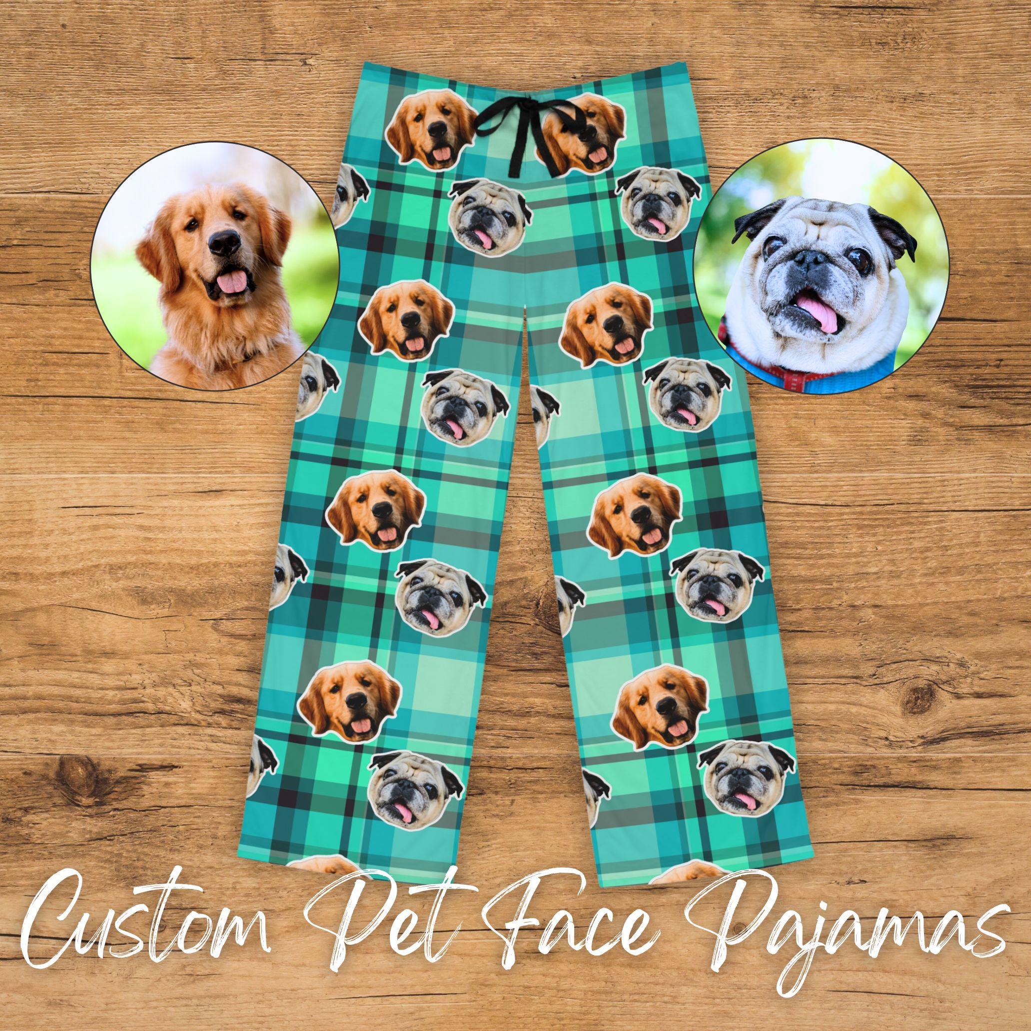 Dog Face on Pjs Etsy Canada