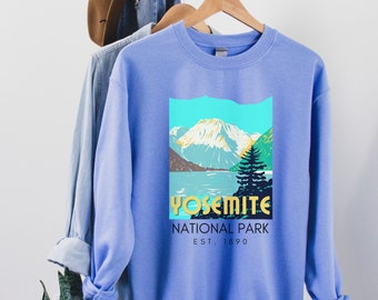YOSEMITE Sweatshirt, Yosemite Park Shirt, Yosemite National Park Shirt, Yosemite Souvenir Shirt, Yosemite Park Hiking Shirt, Retro vintage