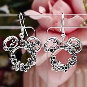 Mickey mouse drop earrings shop