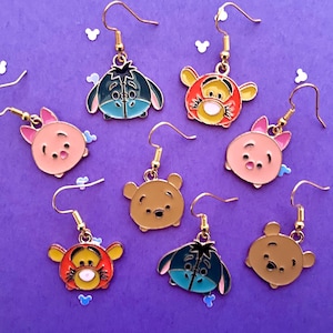 Winnie Pooh Ohrringe Set, Winnie the Pooh Ohrringe, Ferkel Ohrringe, Tigger Ohrringe, Eeyore Ohrringe, Pooh Ohrringe, Pooh Bär Ohrringe