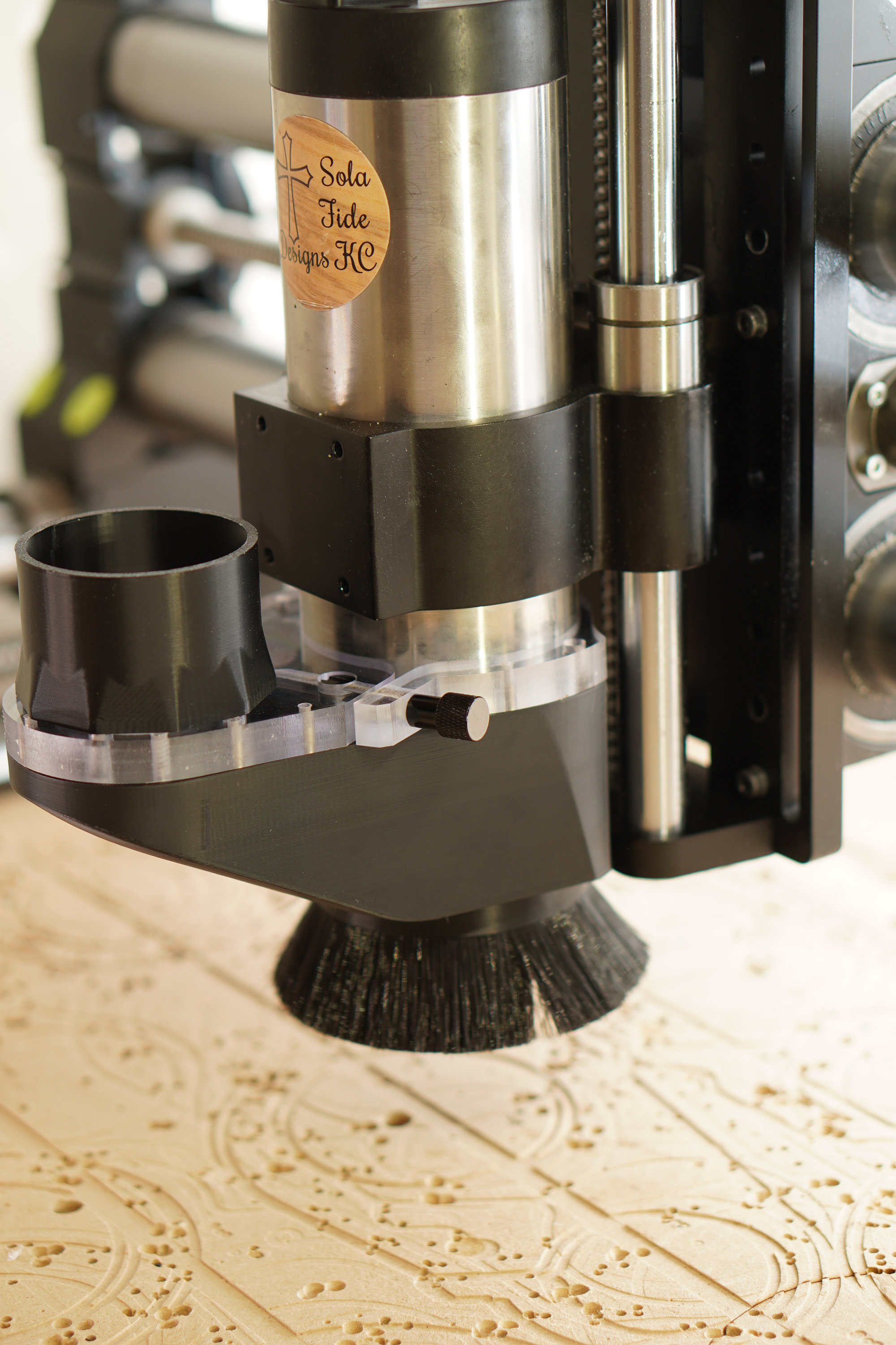 Dust Collector Boot Nighthawk Dust Boot for 80mm Spindle With 2.5 Dust Collection. V2 - Etsy