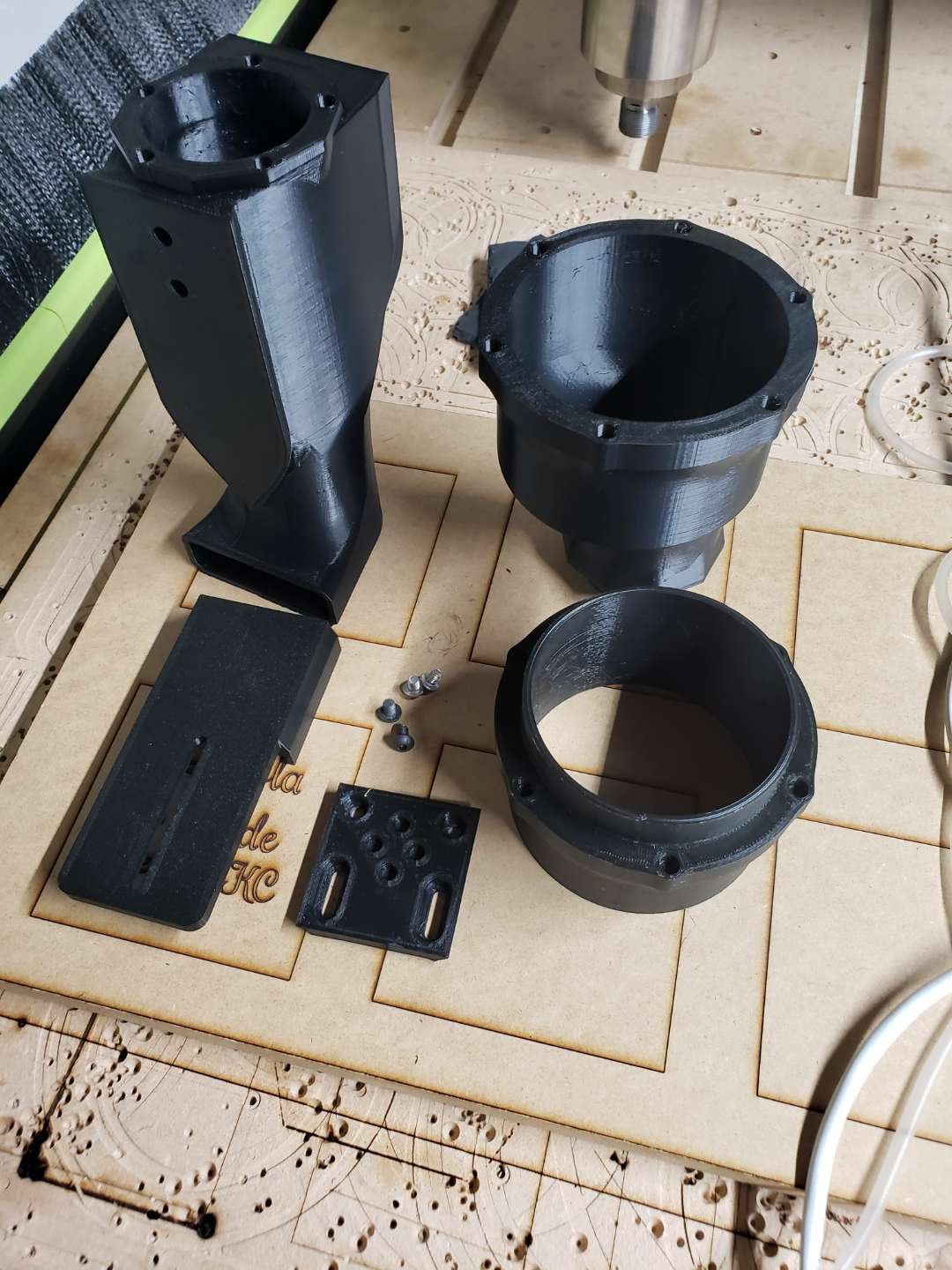 Smoke Extraction for Jtech laser with onefinity