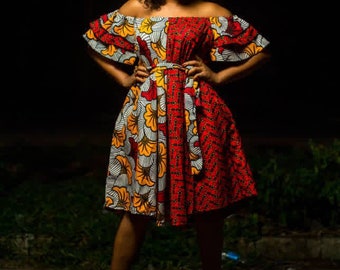 Traditional print dresses Clearance