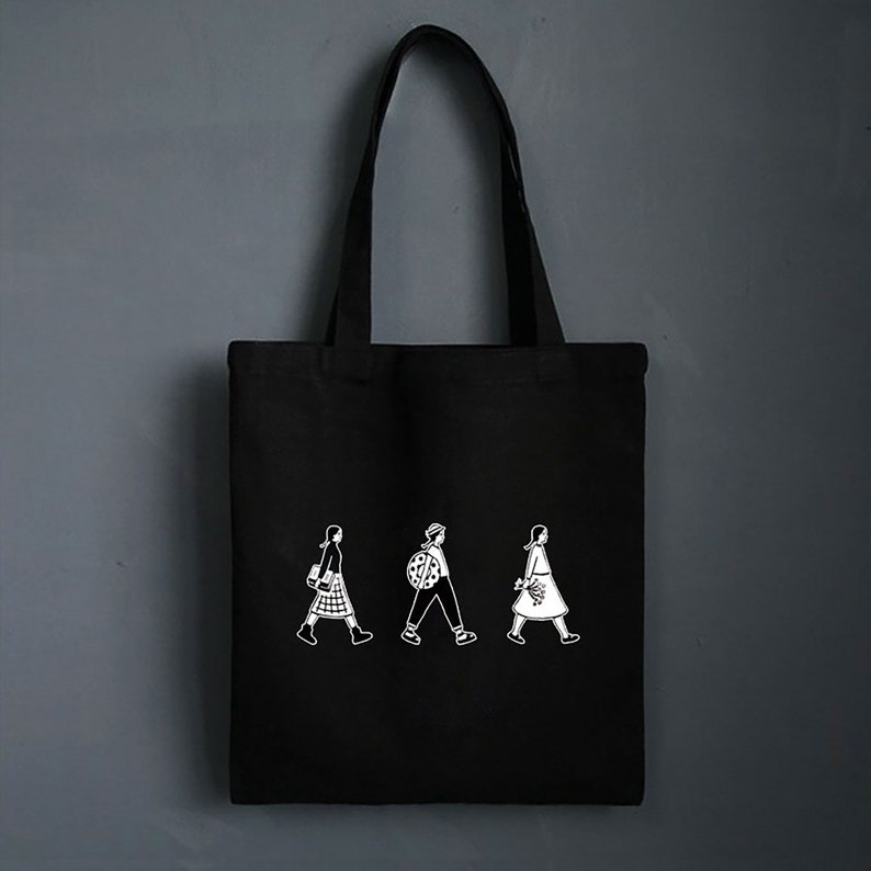 Cute Korean Style Canvas Bag Shopping Bag Tote Bag Casual Etsy