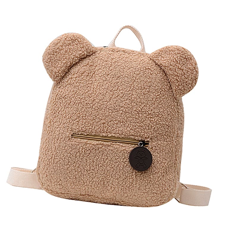 Personalized Name initial Mini Children Toddler Teddy Bear Backpack, Kids Custom Name Plush Backpack Gift for Boys Girls Ladies zdjęcie 4