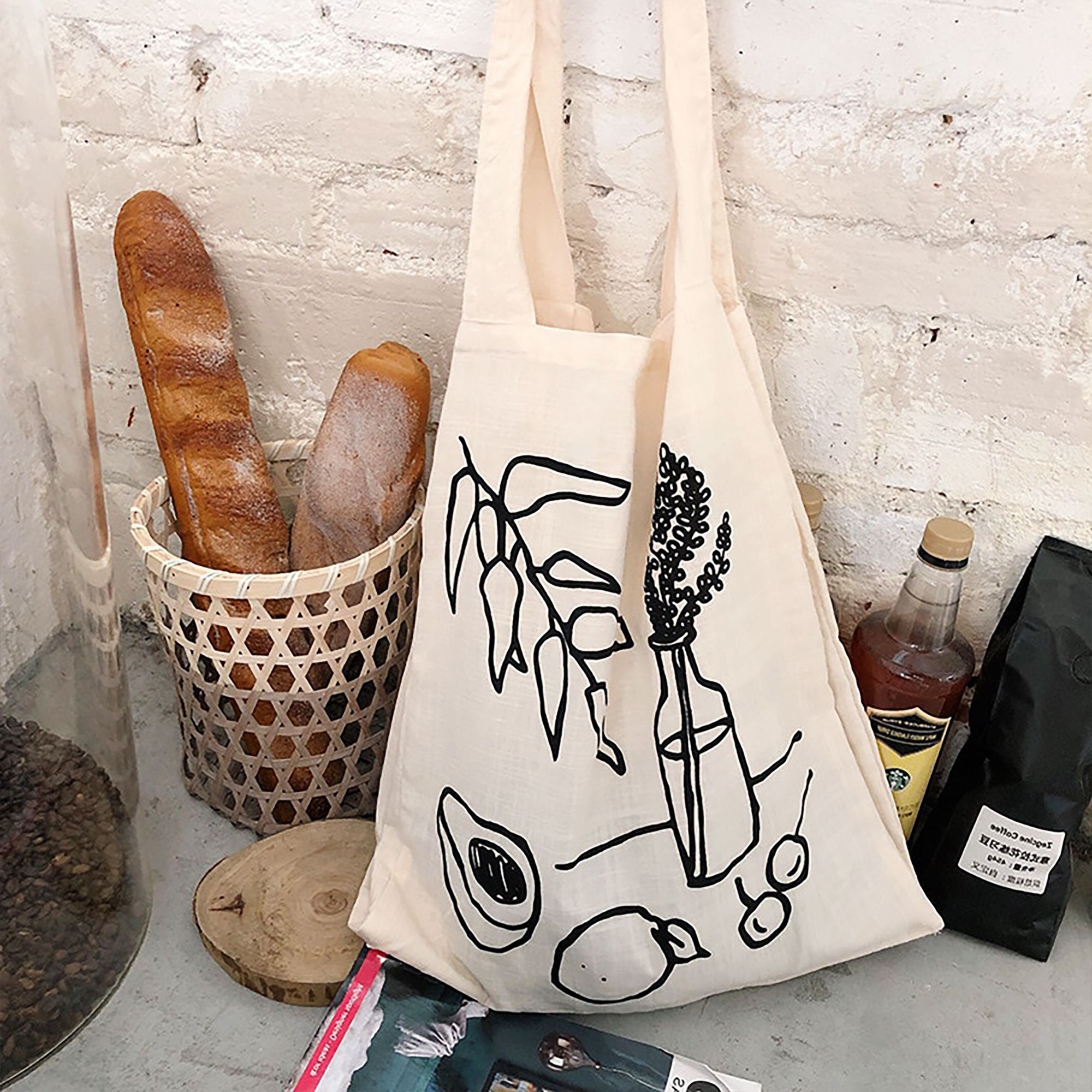 Large Korean Style Canvas Bag Shopping Bag Tote Bag Casual Etsy