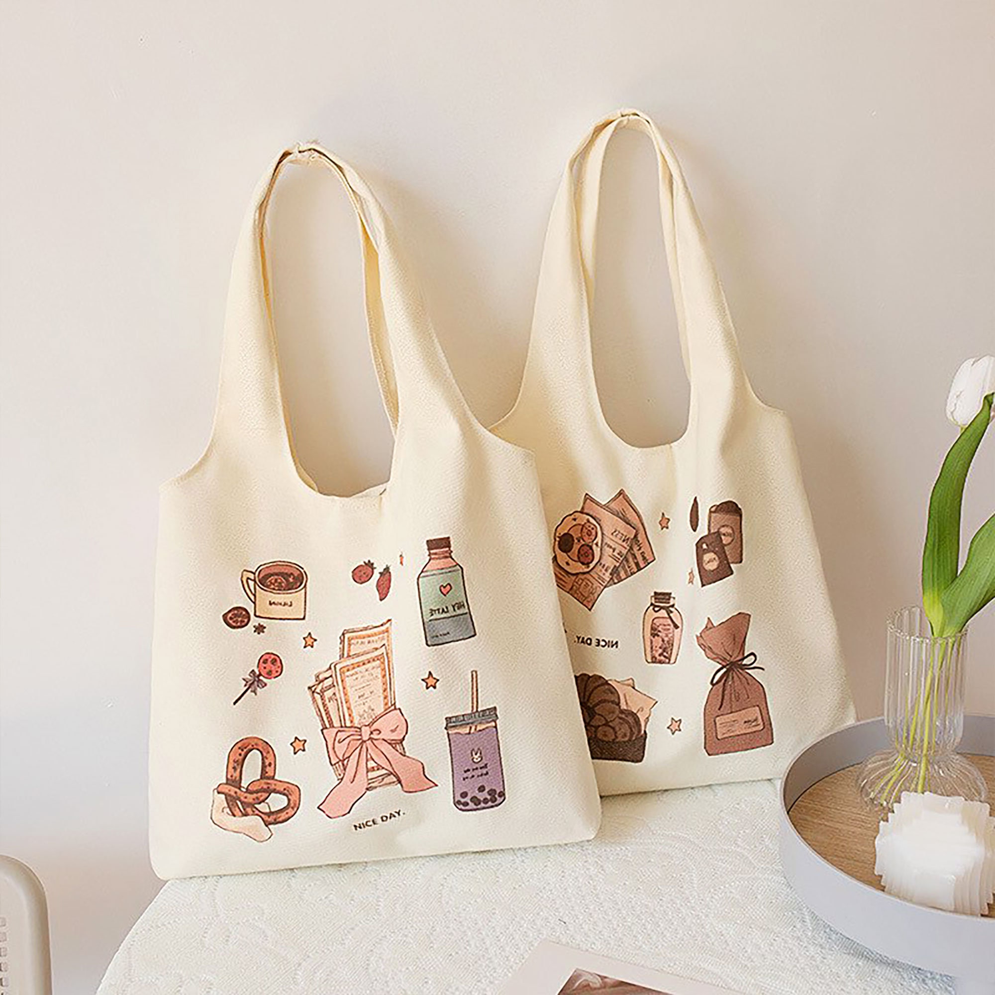 New Korean Style Eco Bag Shopping Bag Tote Bag Casual - Etsy