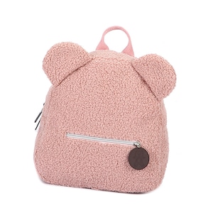 Personalized Name initial Mini Children Toddler Teddy Bear Backpack, Kids Custom Name Plush Backpack Gift for Boys Girls Ladies zdjęcie 6