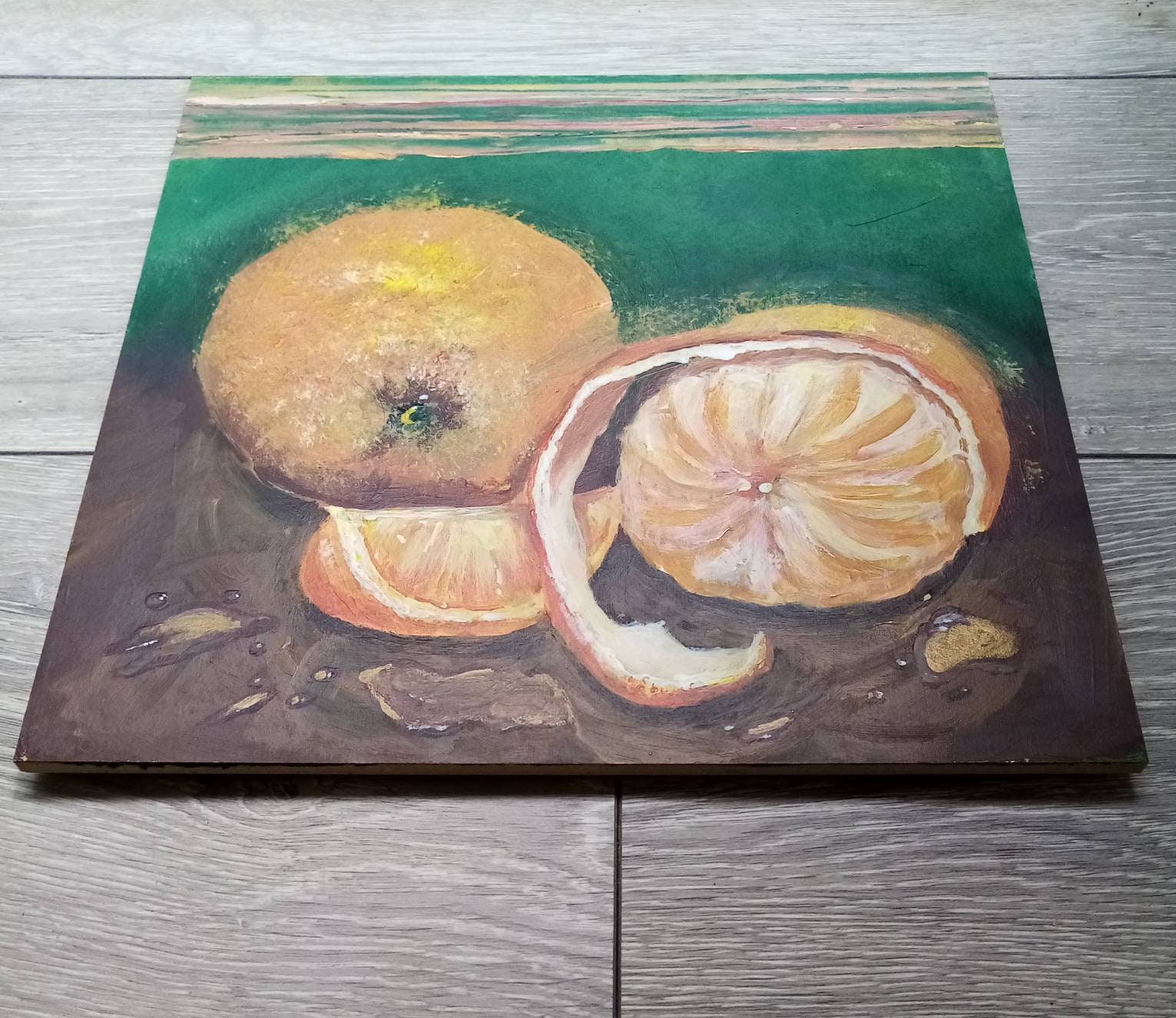 Original Hand Painted Artwork / Oranges Etsy UK