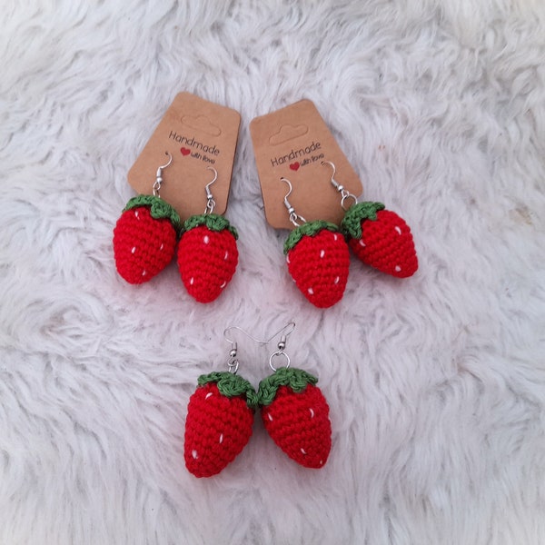 Erdbeeren Ohrringe