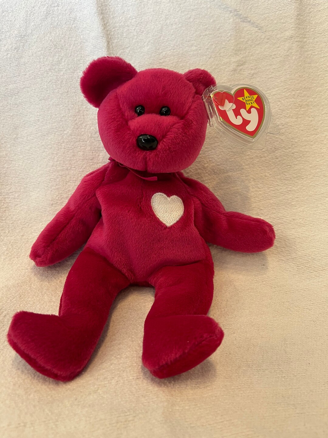 1998 Ty Beanie valentino Baby Rare Errors Etsy