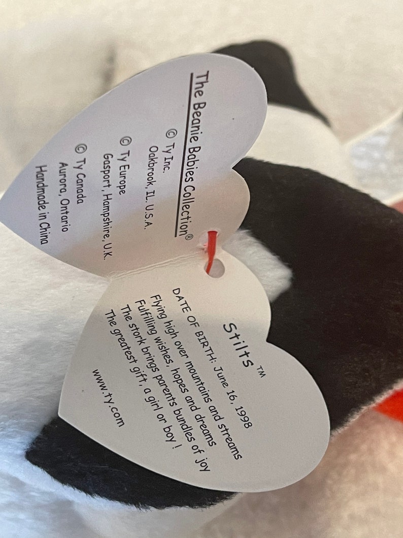 Ty Beanie Baby Stilts RARE Errors Etsy