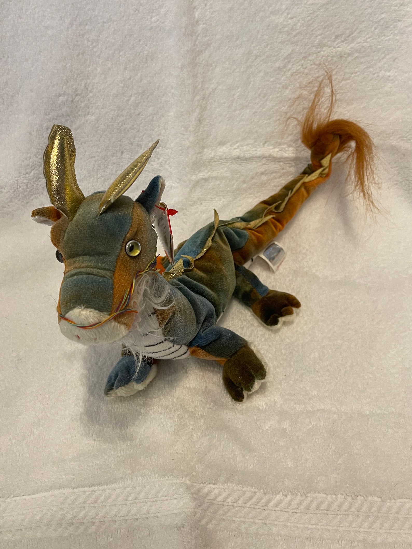 Ty Beanie Baby Zodiac Dragon Rare Retired Errors | Etsy