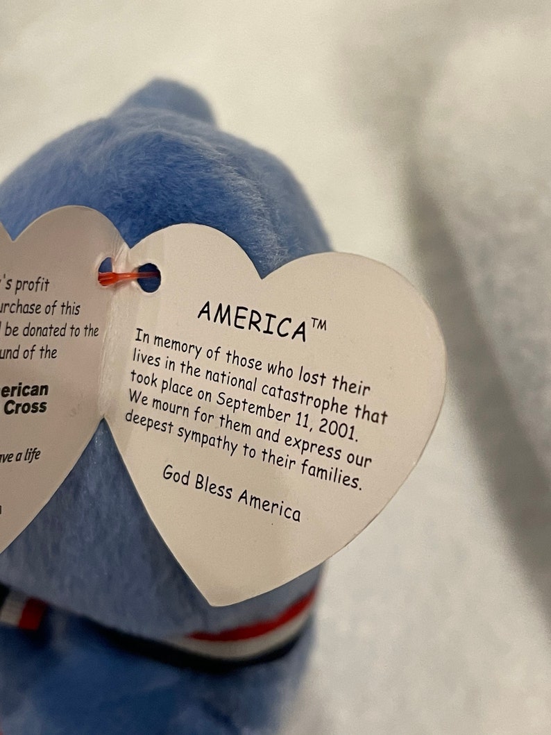 Ty Beanie Baby America Rare Retired Errors Etsy