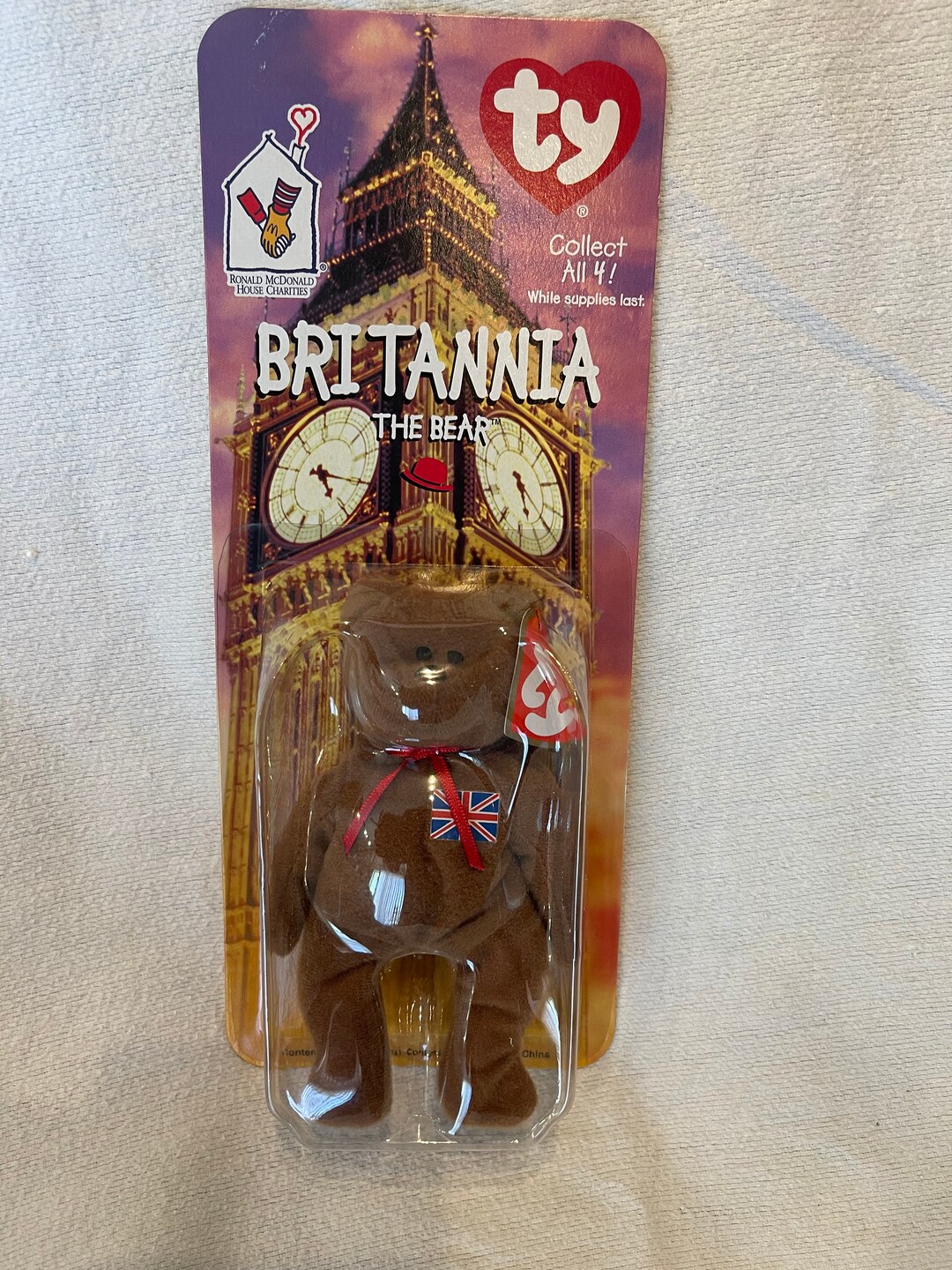 Ty Beanie Baby Britannia the Bear Etsy