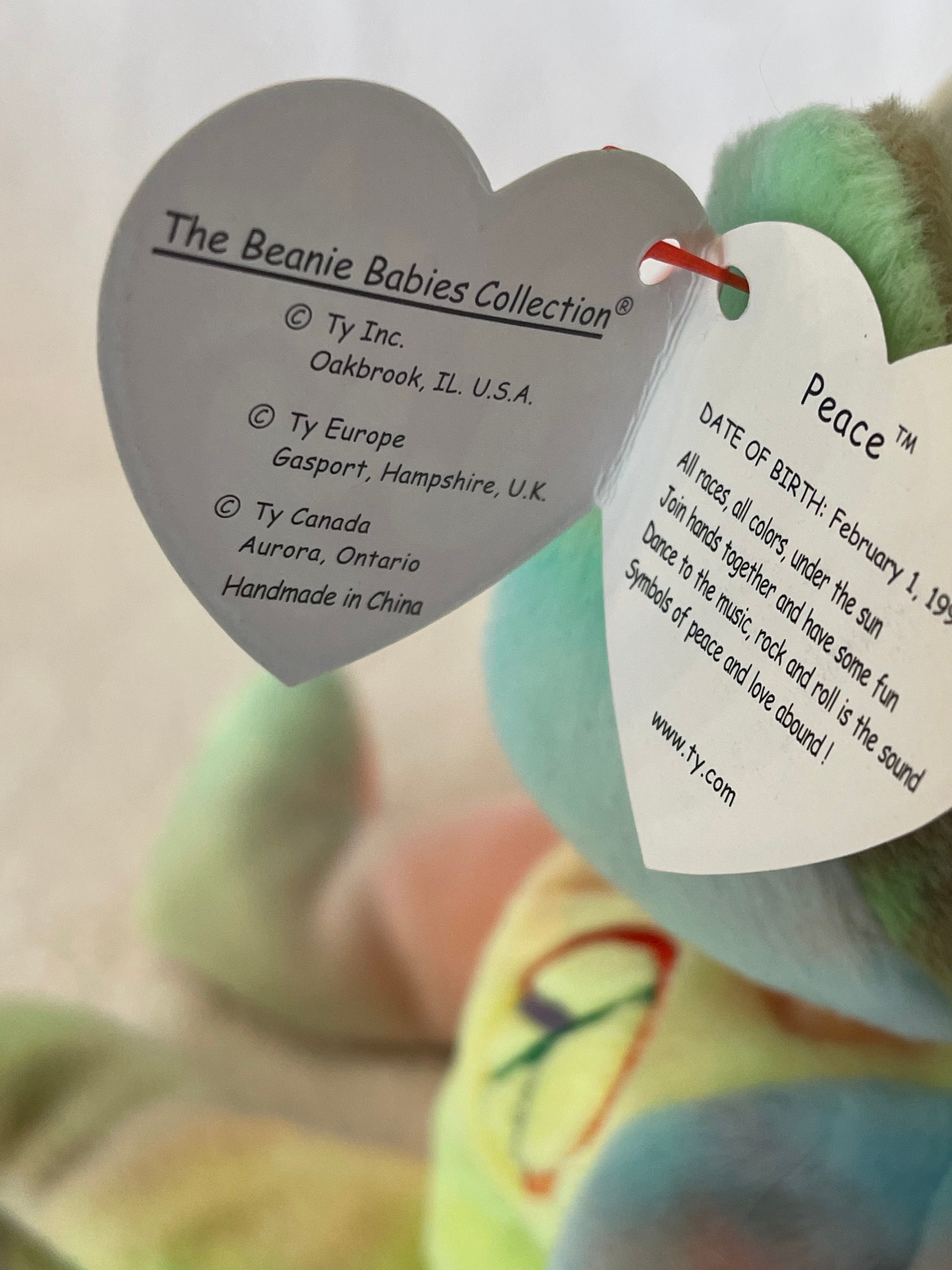 Peace bear store tag errors