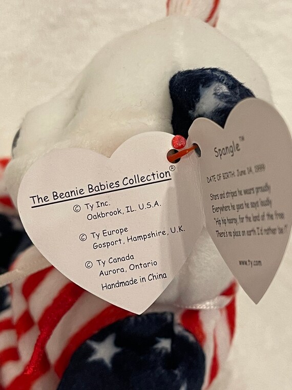 Spangle beanie baby clearance errors