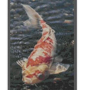 Koi Fish Cross Stitch Pattern